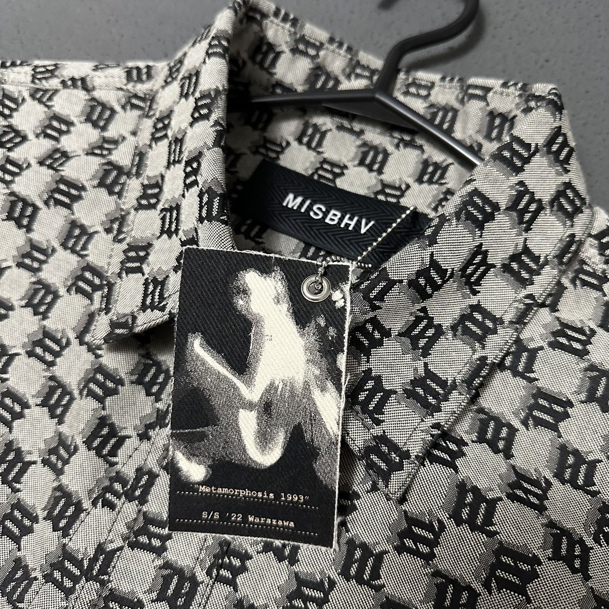 Misbhv MISBHV BUTTON UP SHIRT WITH M MONOGRAMS. Size US S / EU 44-46 / 1 - 5 Thumbnail
