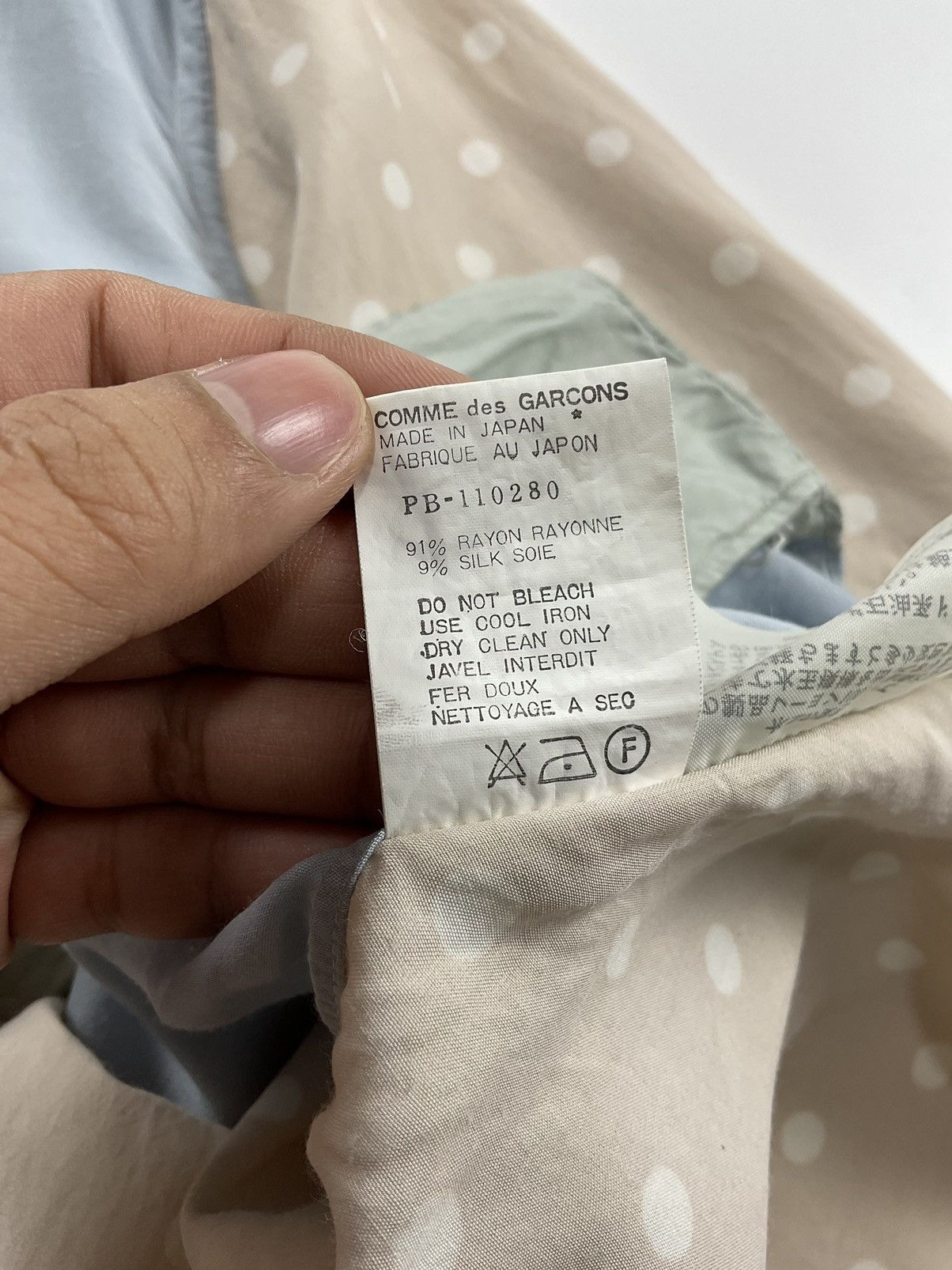 Comme des Garcons Homme Plus Comme des Garcons Homme Plus SS89 Multicolor Polka Dot Shirt Size US XL / EU 56 / 4 - 13 Thumbnail
