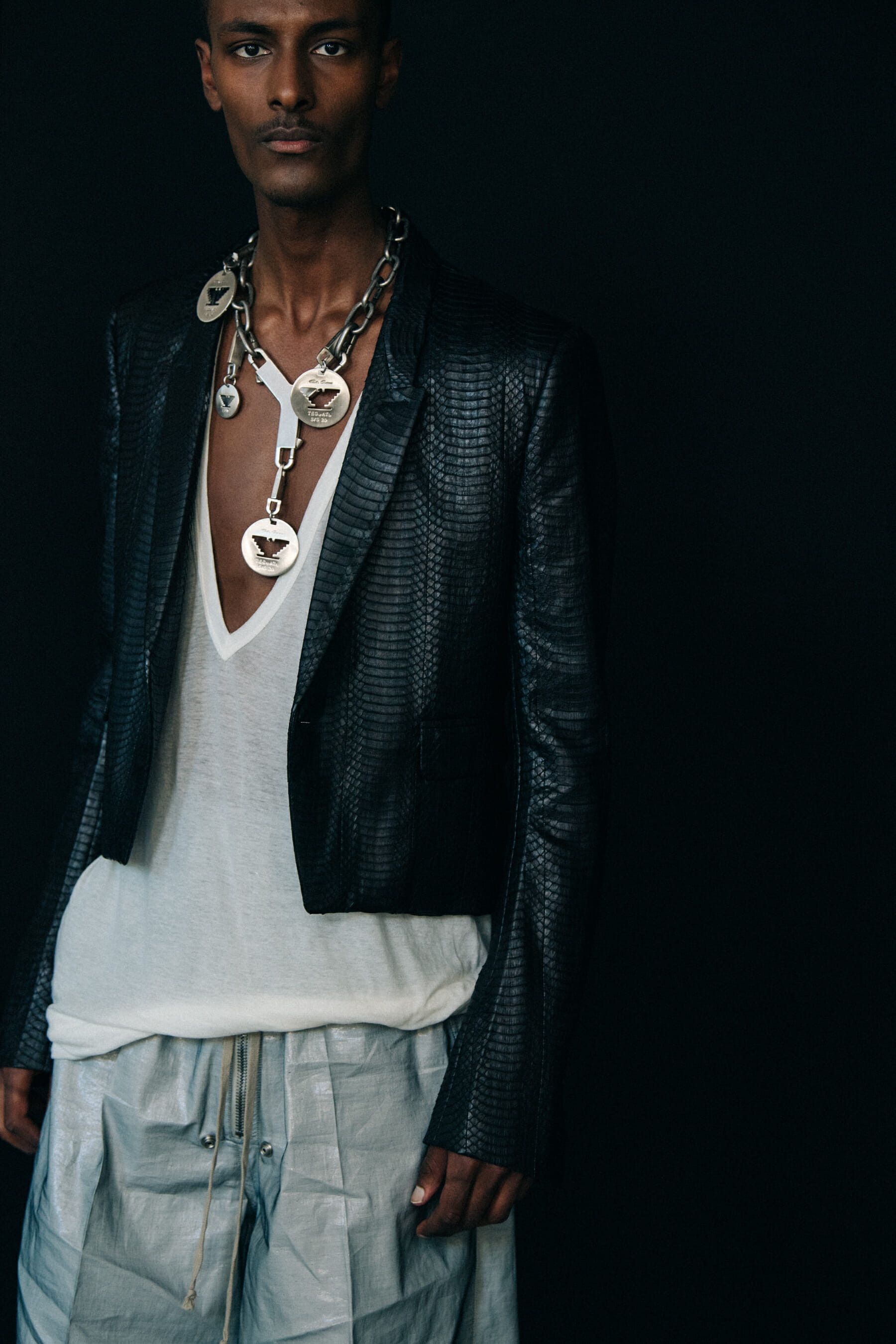 Rick Owens 💥RARE TECUATL RUNWAY UFW CHARM CERBERUS CHOKER NECKLACE Size ONE SIZE - 11 Thumbnail