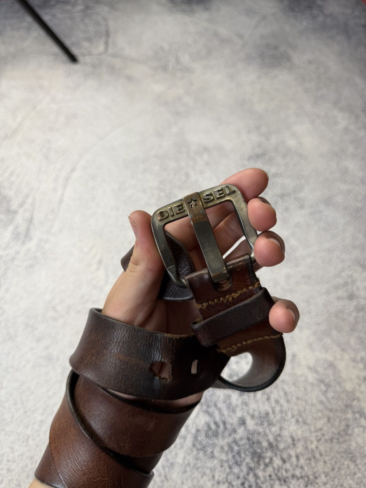 Diesel Vintage Diesel Belts Leather Japanese Brand Y2K streetwear Size ONE SIZE - 7 Thumbnail