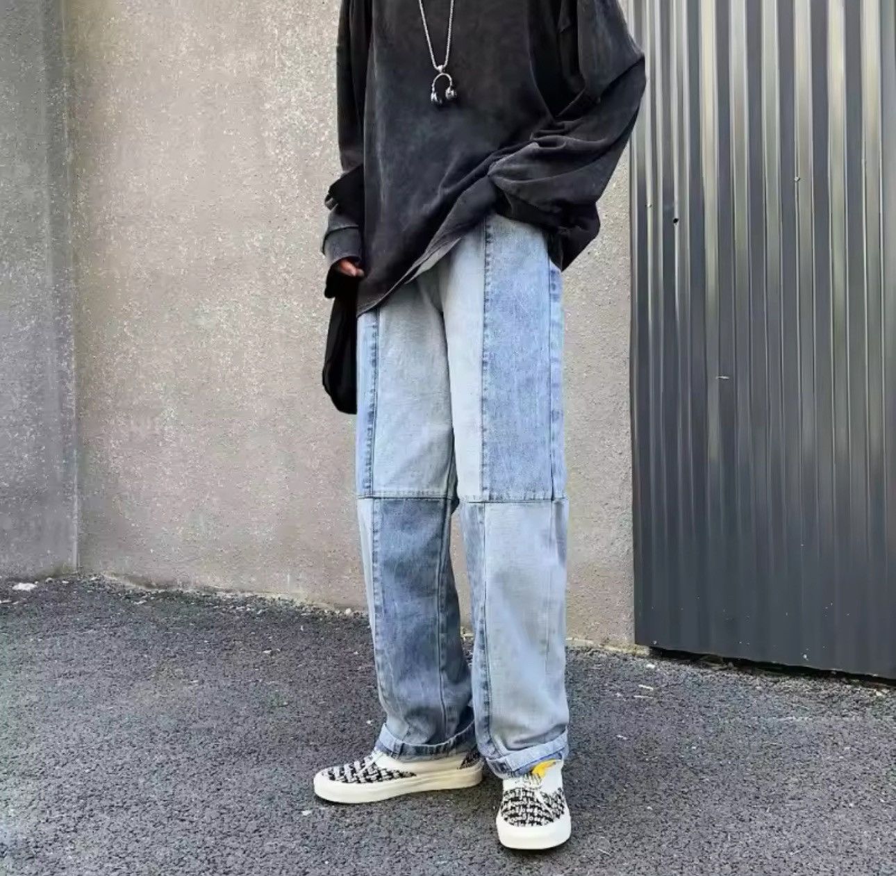 Japanese Brand × Vintage Streetwear straight loose punk style jeans Size US 32 / EU 48 - 3 Thumbnail