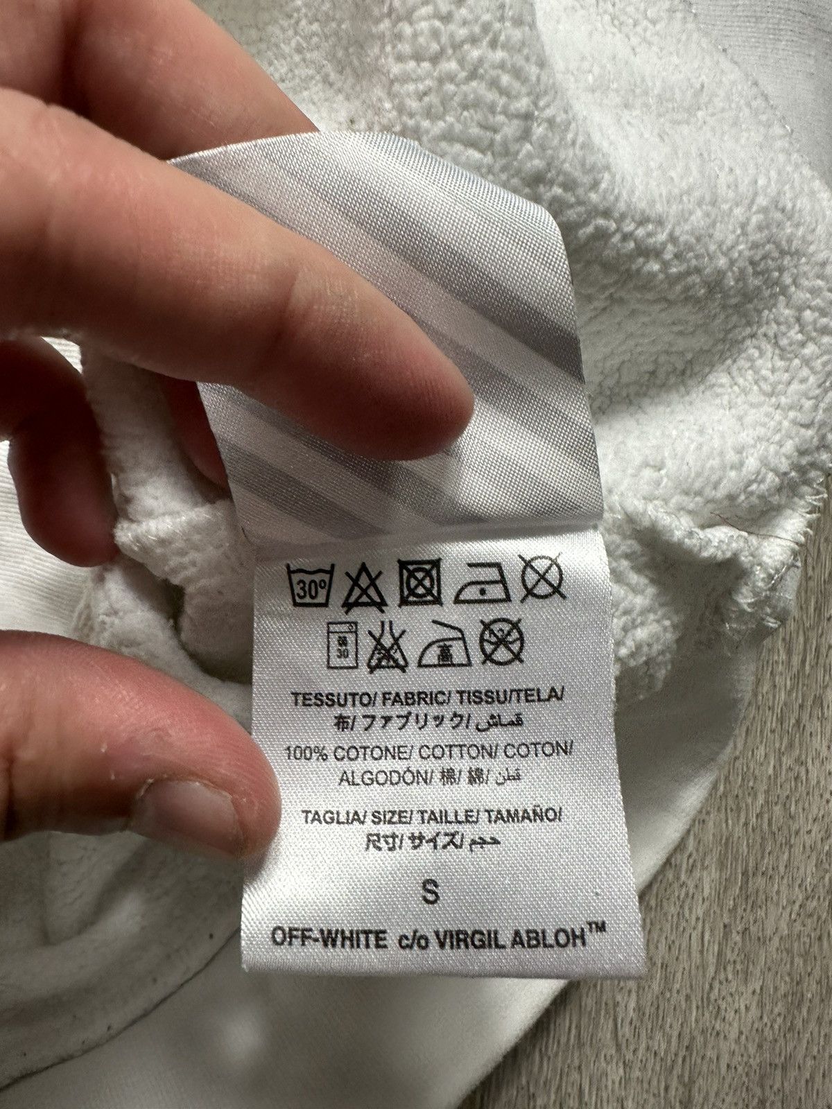 Off-White Off-White “OFF” College Style Hoodie Size US S / EU 44-46 / 1 - 6 Thumbnail
