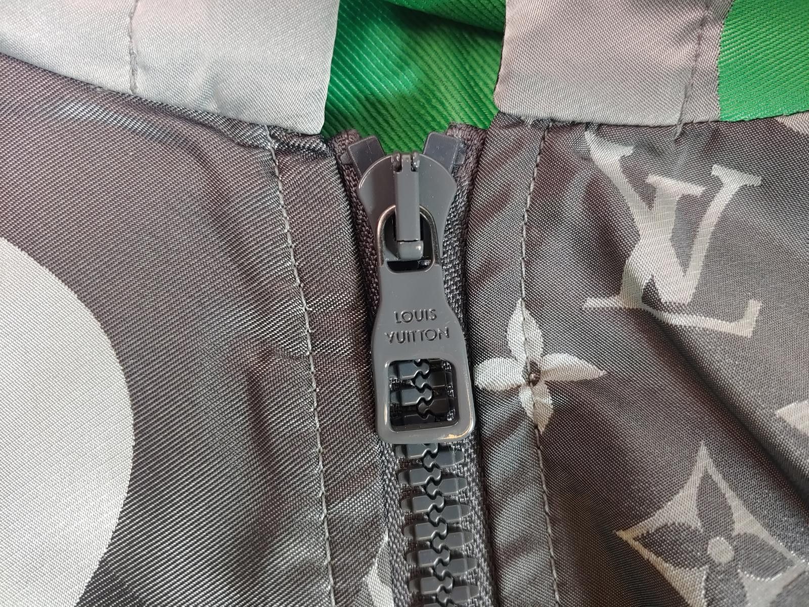 Louis Vuitton Louis Vuitton Patchwork Portrait Hooded Blouson in Grey Size US L / EU 52-54 / 3 - 3 Thumbnail
