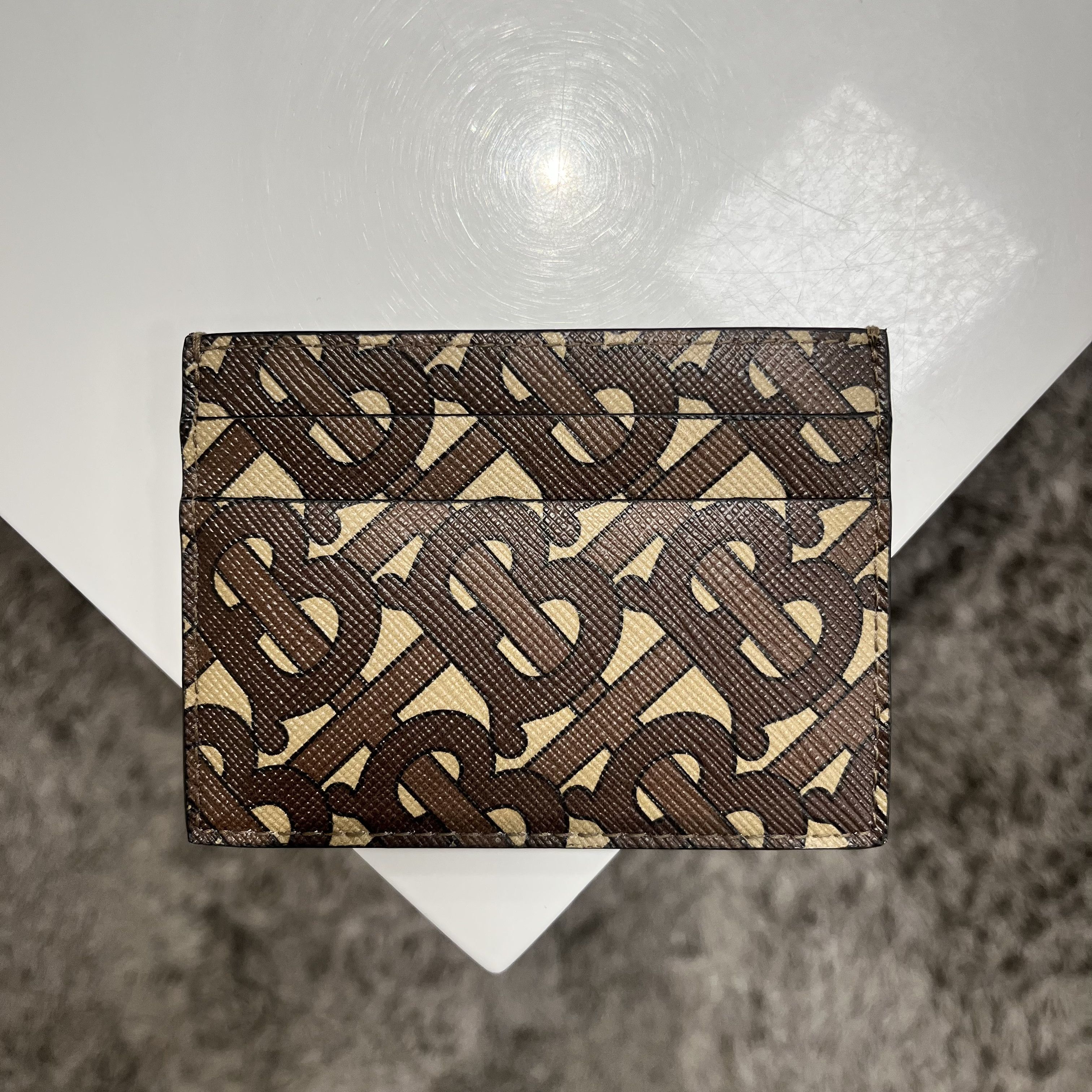 Burberry Burberry Monogram Print Cardholder Brown Size ONE SIZE - 1 Thumbnail