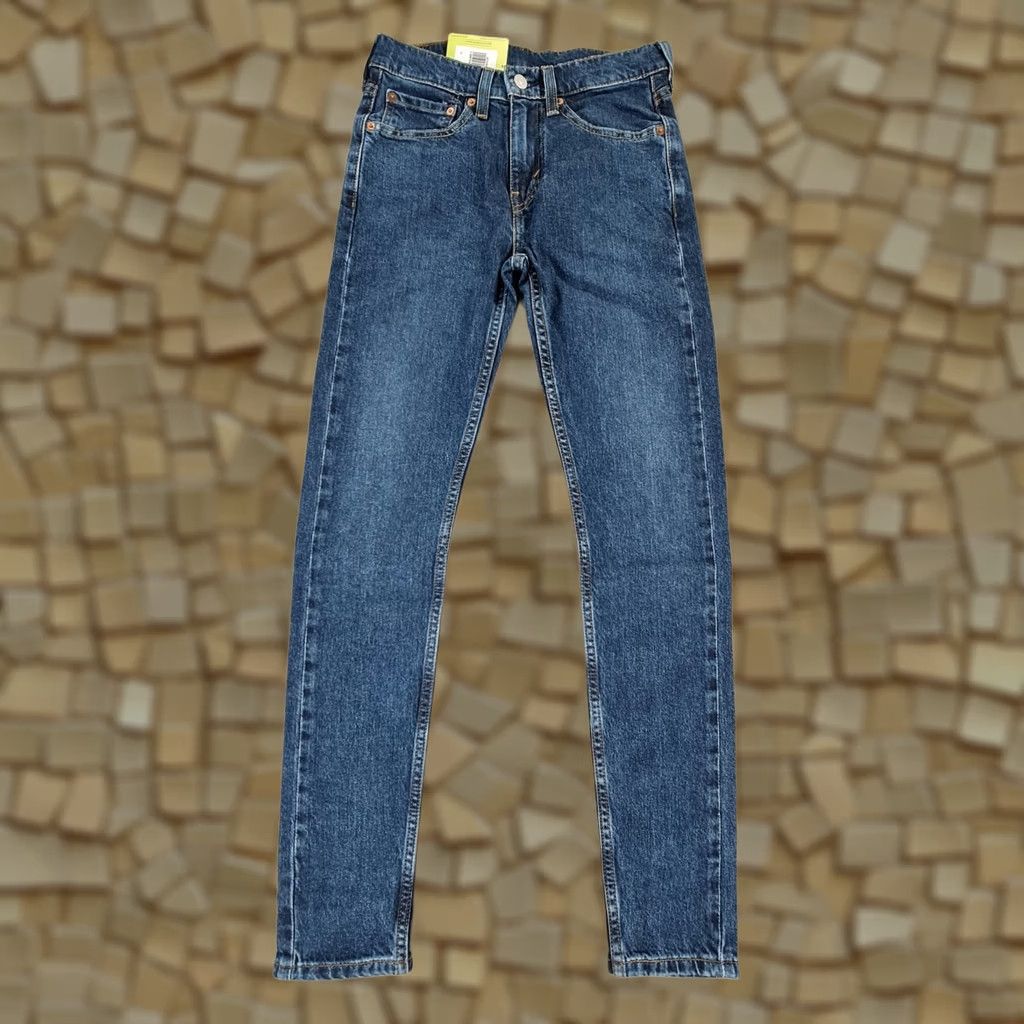 Levi's Levi's 519 Jeans Mens Blue W28 L29 Skinny Zip Fly Stretch Denim 5-Pocket Premium New Size US 28 / EU 44 - 1 Thumbnail
