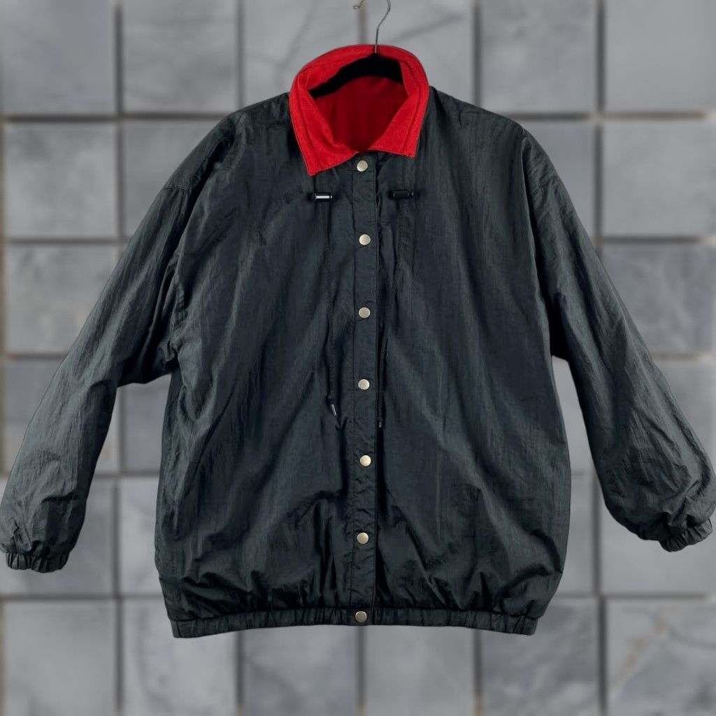 MooRER VINTAGE Jennifer Moore Jacket Mens M Black Red Reversible Snap Button Jacket Mens M Black Red Reversible Button Snap Size US M / EU 48-50 / 2 - 1 Thumbnail