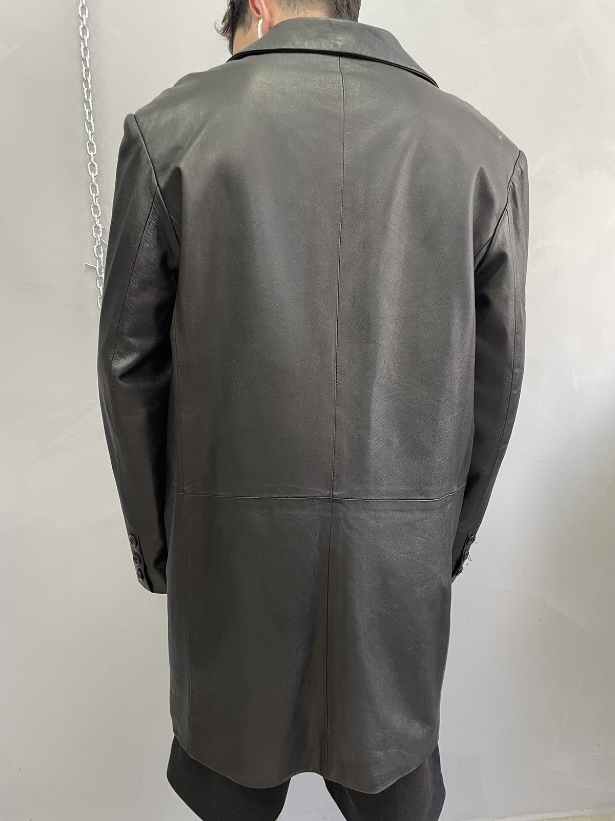 Marlboro Classics × Vintage AVANT GARDE LONG LEATHER COAT JACKET MARLBORO CLASSIC Size US XL / EU 56 / 4 - 7 Thumbnail