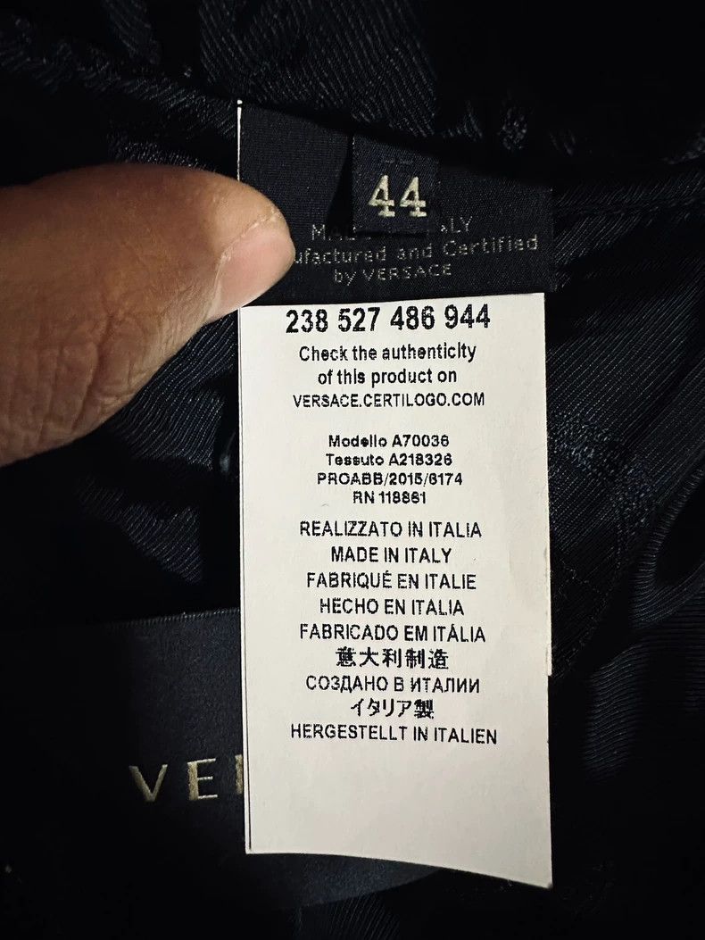 Other Versace Baroque black gold silk jacket cotton jacket Size US S / EU 44-46 / 1 - 8 Thumbnail