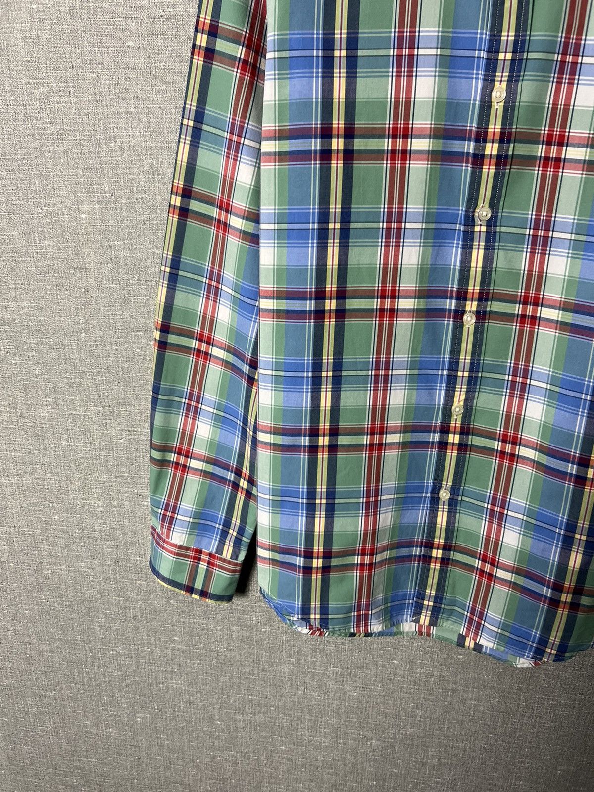 Polo Ralph Lauren Vintage Polo Ralph Lauren Plaid Button Long Sleeves Shirt Size US L / EU 52-54 / 3 - 6 Thumbnail
