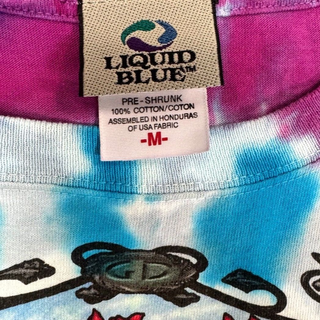 Ripple Junction LIquid Blue Grateful Dead 1965-1995 30 Years T Shirt Men Size M Short Sleeve Y2K Shirt Mens Grateful Dead 1960s 1990s Size US M / EU 48-50 / 2 - 4 Thumbnail