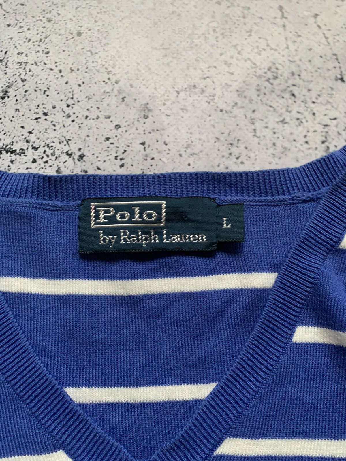 Ralph Lauren Vintage Polo Ralph Lauren Striped Sweater Y2K USA Size US L / EU 52-54 / 3 - 4 Thumbnail