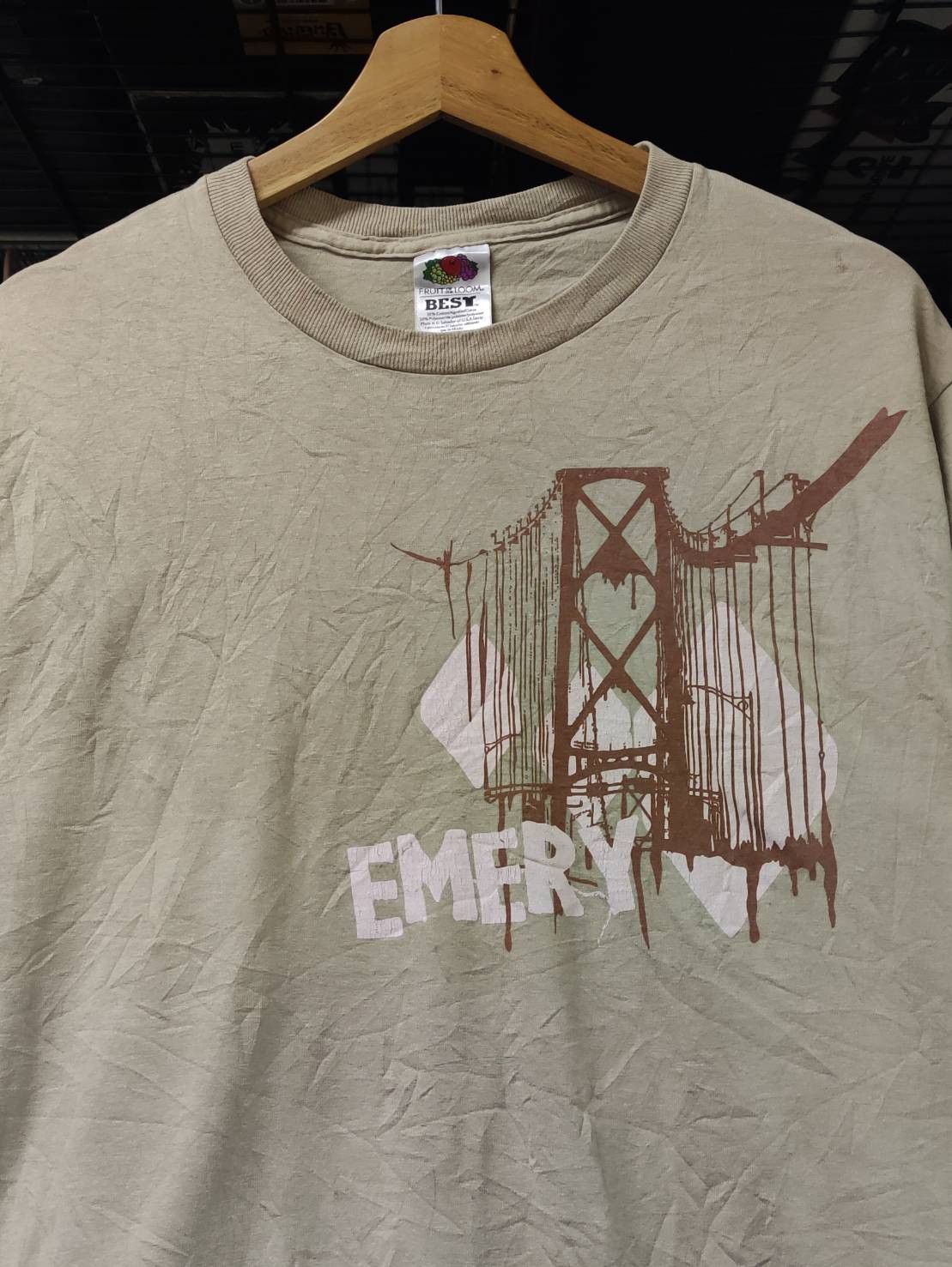 Band Tees Vtg 00's Emery " Gate Bridge " T-Shirt Size US M / EU 48-50 / 2 - 1 Thumbnail