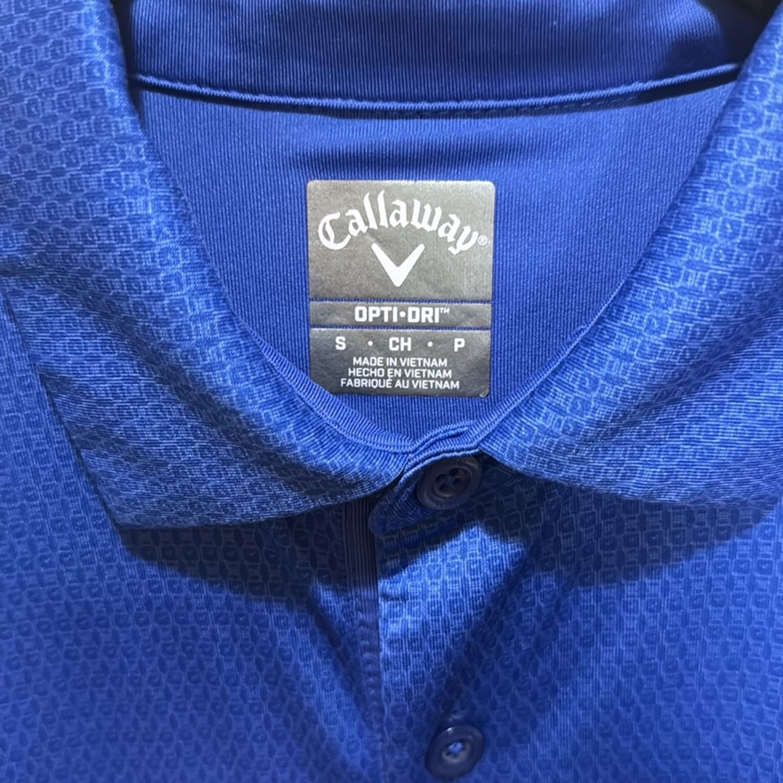 Callaway Callaway Opti-Dri Swing Tech Patterned Tee Size S Size US S / EU 44-46 / 1 - 5 Thumbnail