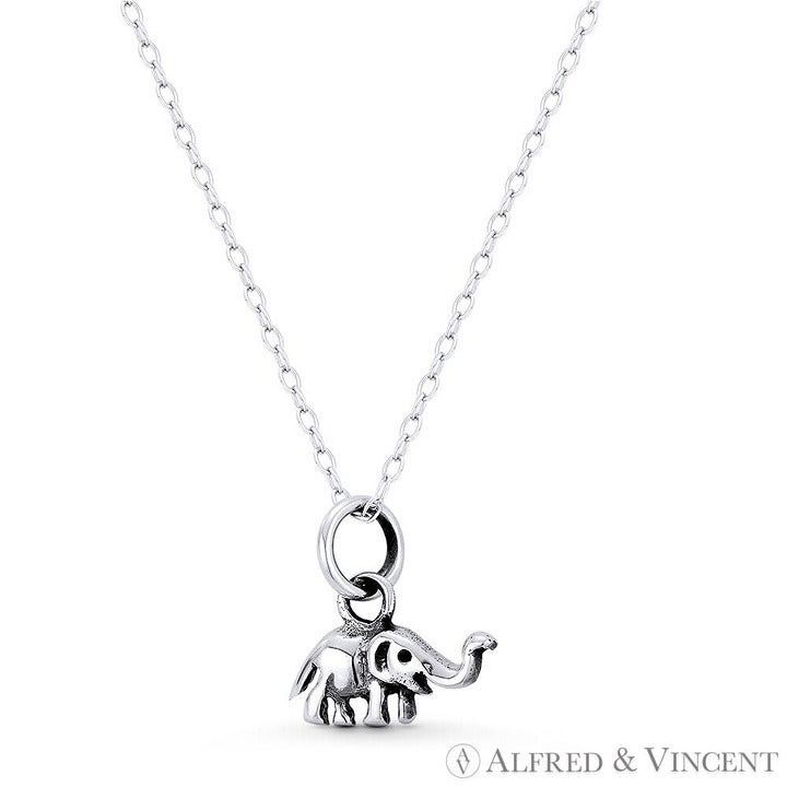 Other Tiny Baby Elephant Charm 13x13mm Lightweight Pendant Size ONE SIZE - 1 Preview