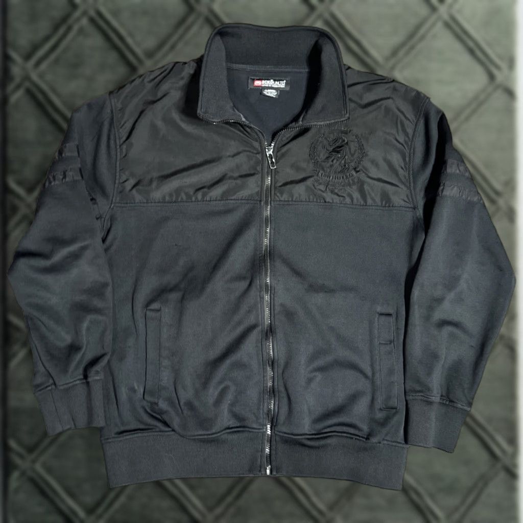 Ecko Unltd. VINTAGE Ecko Unltd. Jacket Grunge Black L Full Zip Men Large Size US L / EU 52-54 / 3 - 1 Thumbnail