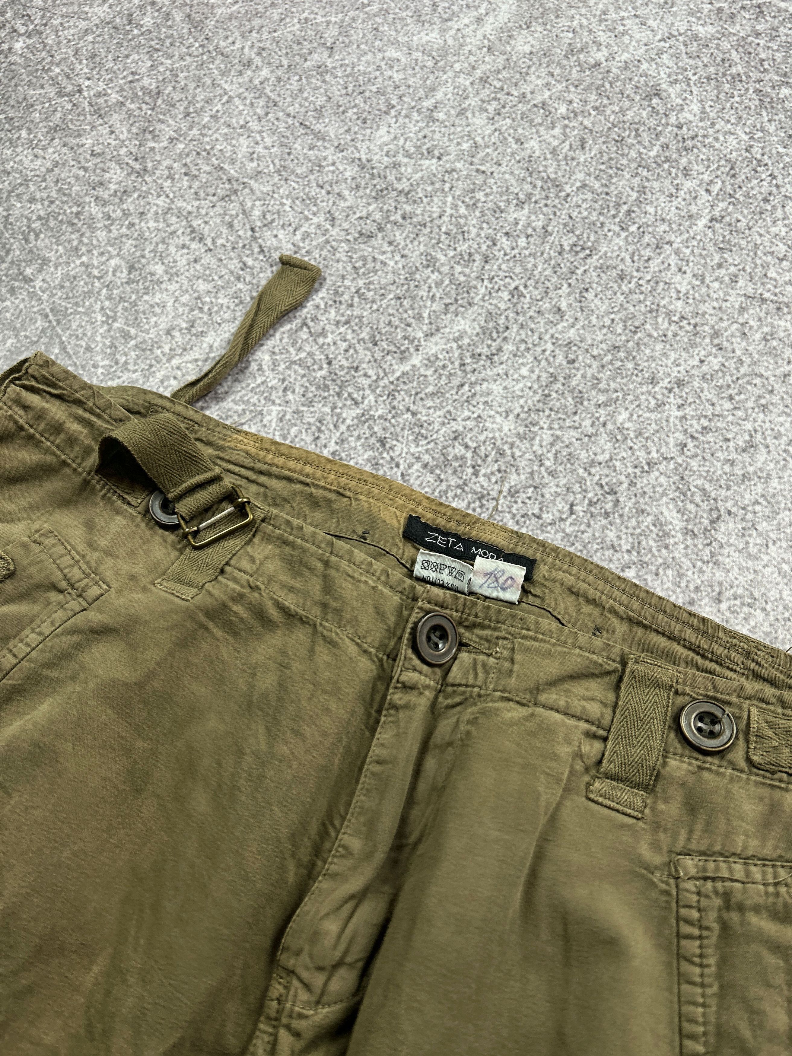 Designer Vintage Junya Watanabe Balenciaga Style Cargo Jeans 90s Size US 32 / EU 48 - 8 Thumbnail