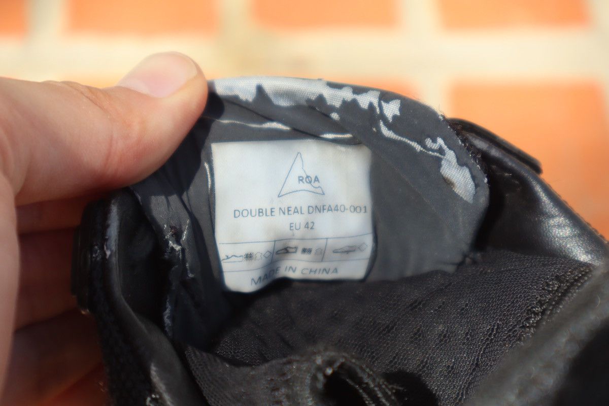 ROA ROA Black Double Neal Sneakers Size US 9 / EU 42 - 6 Thumbnail