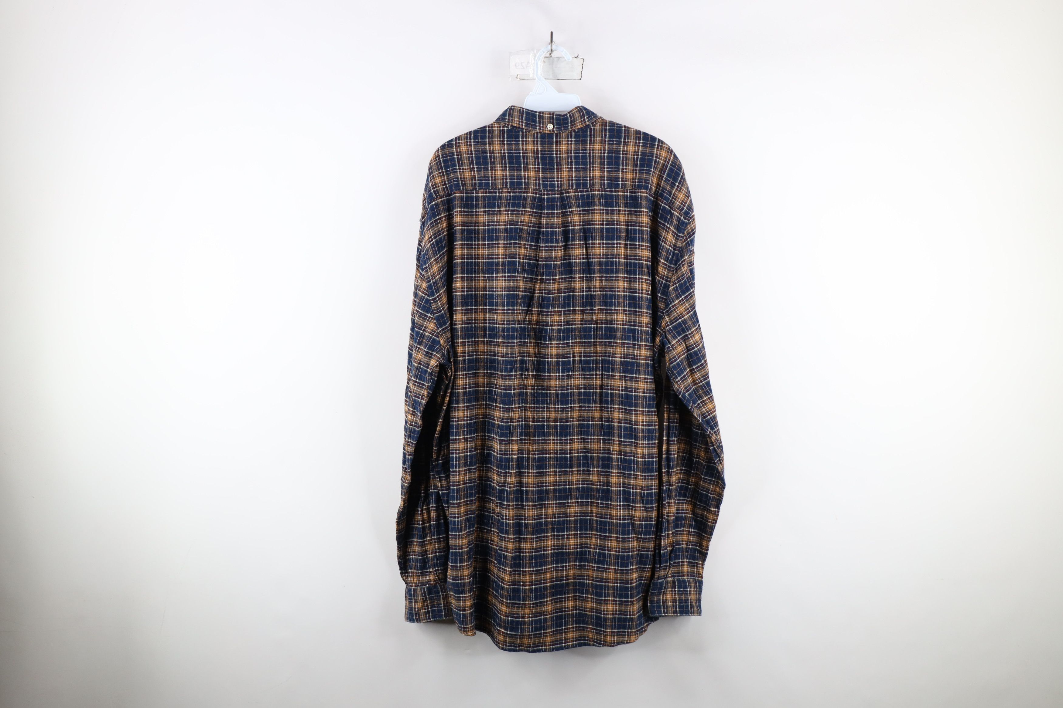 Barbour × Vintage Vintage Barbour Fit Collared Flannel Button Down Shirt Size US XXL / EU 58 / 5 - 11 Thumbnail