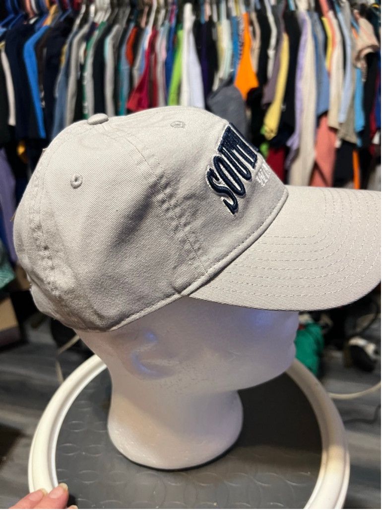 The Game Unisex The Game Baseball Cap Gray/Navy South Coast Winery Size ONE SIZE - 4 Thumbnail