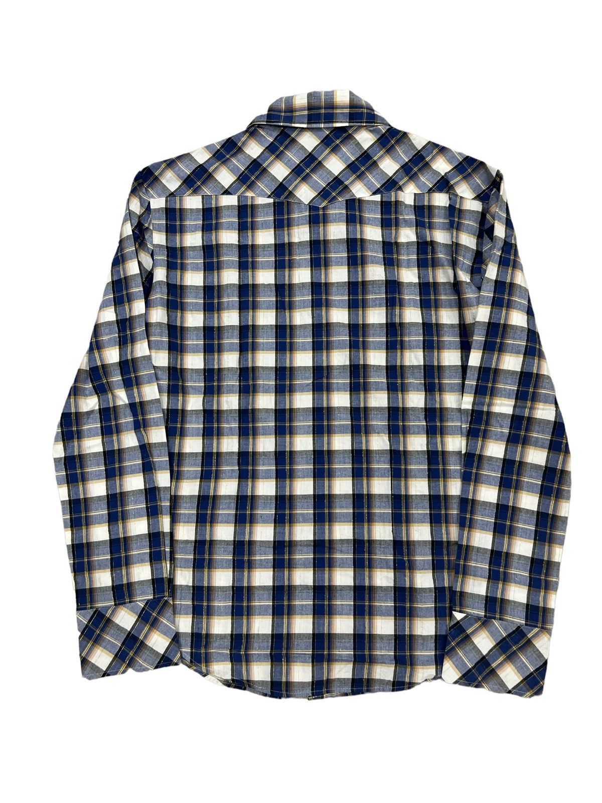 Number (N)ine OG Number Nine Beautiful Shadow Plaid B/D Western Shirt Size US M / EU 48-50 / 2 - 6 Thumbnail