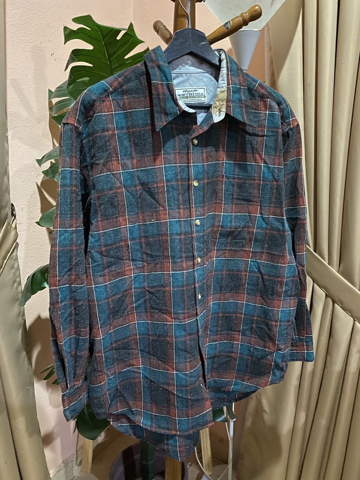 Vintage Vintage Northfield Plaid Flannel Shirt Sporting Gear Size US XL / EU 56 / 4 - 5 Thumbnail