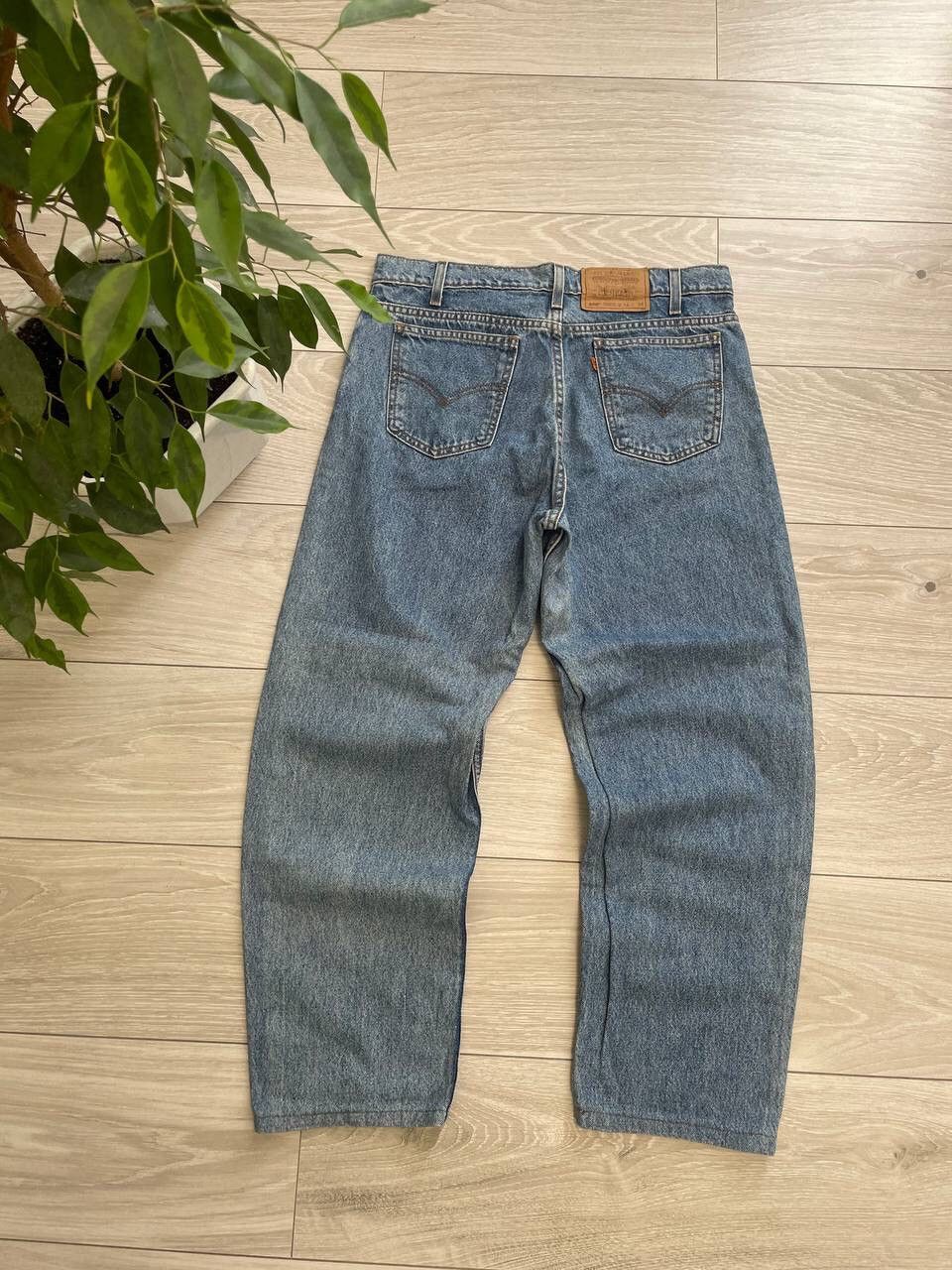 Levi's × Vintage Vintage Levi’s 550 Orange Tab Denim Jeans Size US 34 / EU 50 - 1 Thumbnail