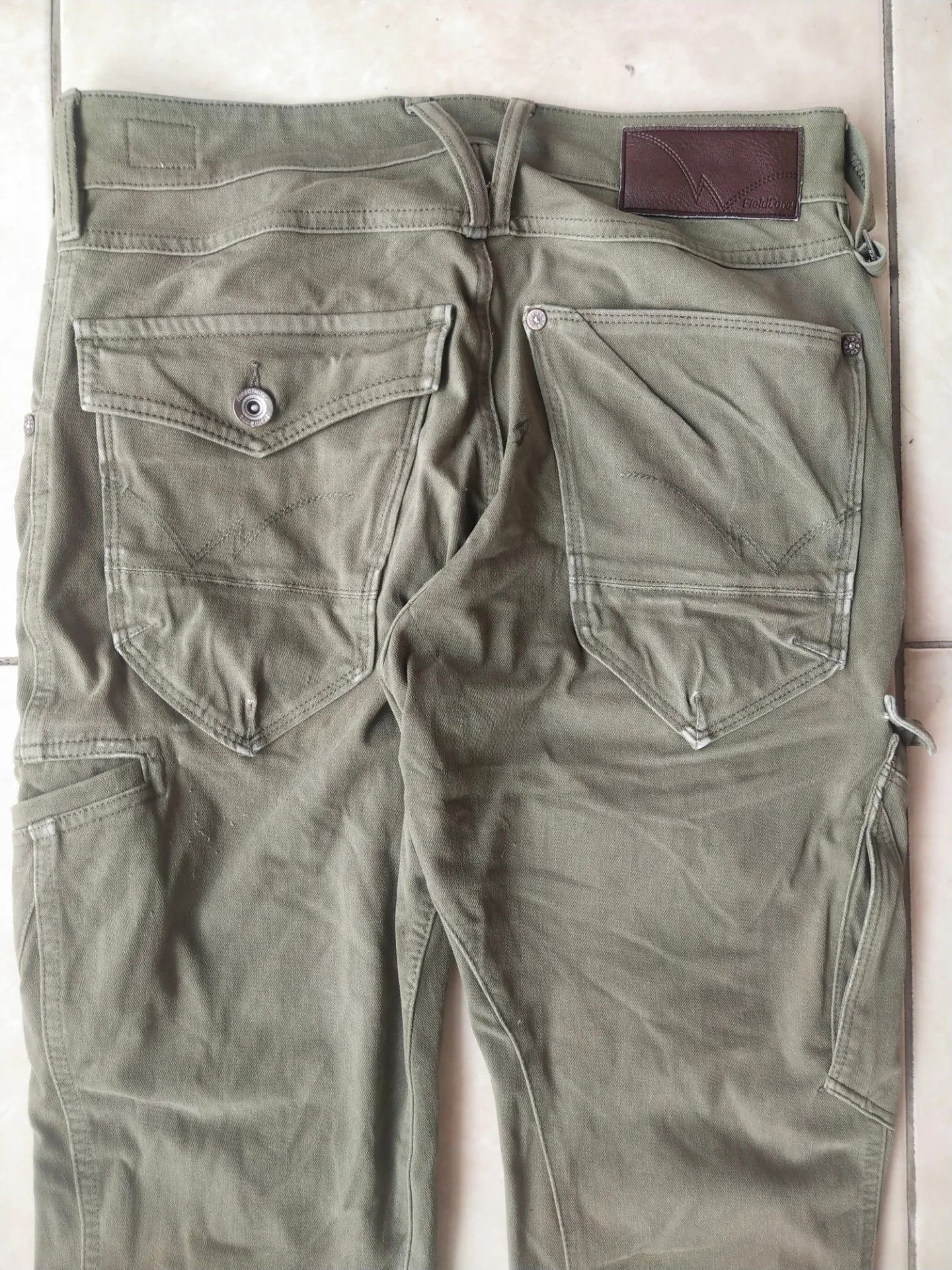 Japanese Brand FieldCore Workman Japan Aero Light Stretch Cargo Pants Size US 29 - 6 Thumbnail
