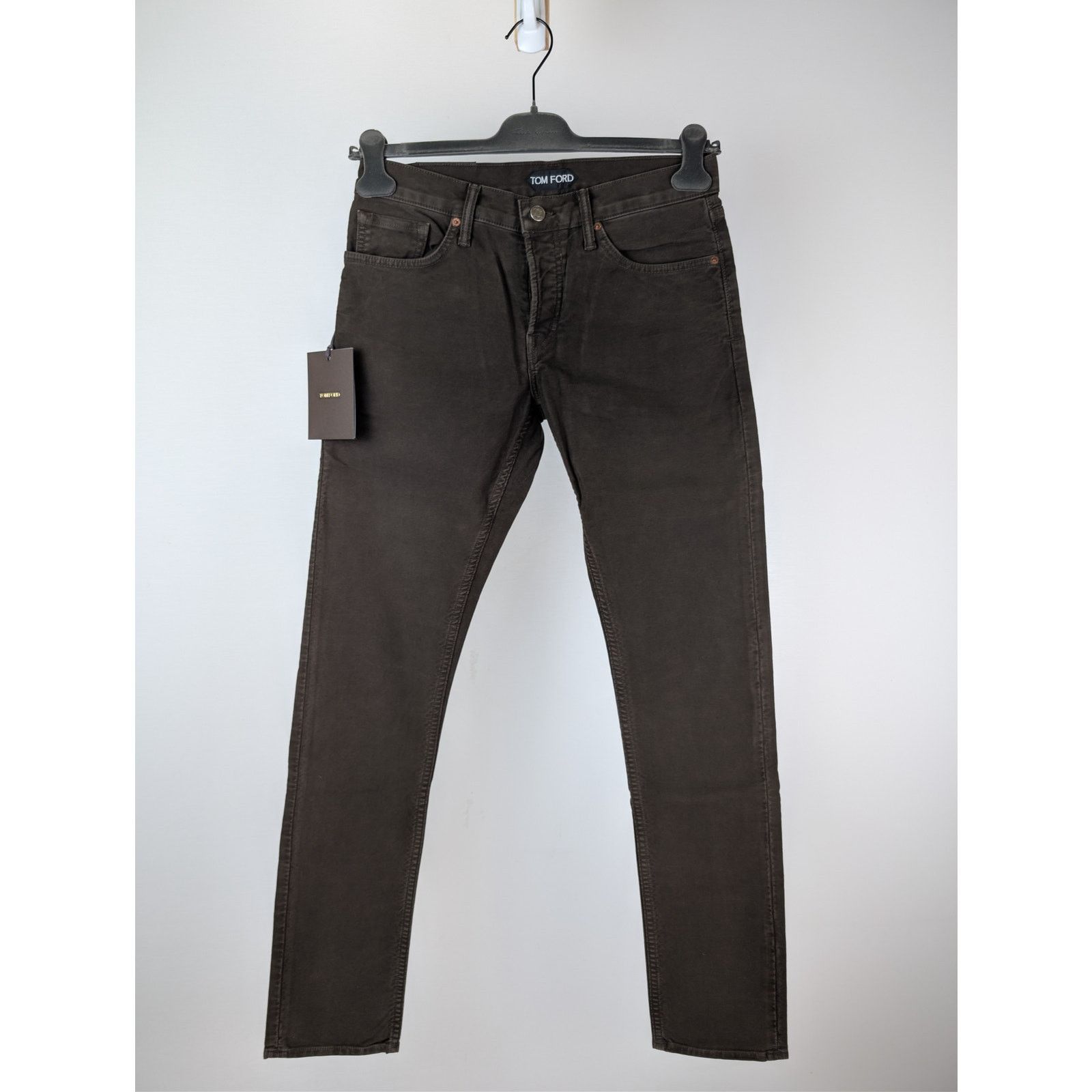 Tom Ford o1rshd1 Slim Fit Denim Jeans in Cafe Brown 30 Size US 30 / EU 46 - 1 Thumbnail
