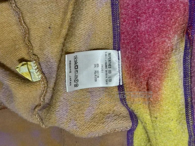 Needles Needles Tie-dyed hooded sweatshirt Size US M / EU 48-50 / 2 - 7 Thumbnail