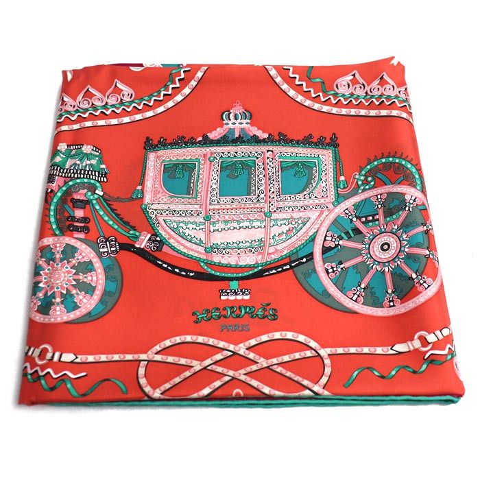 Hermes Hermes Hermès Carré90 Paperoles Silk Scarf Textile Scarf DUTY FREE for USA Size ONE SIZE - 1 Thumbnail