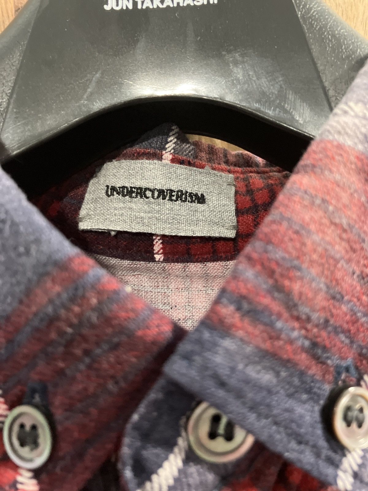Undercover Undercoverism SS2012 “open strings” plaid shirt Size US L / EU 52-54 / 3 - 3 Thumbnail