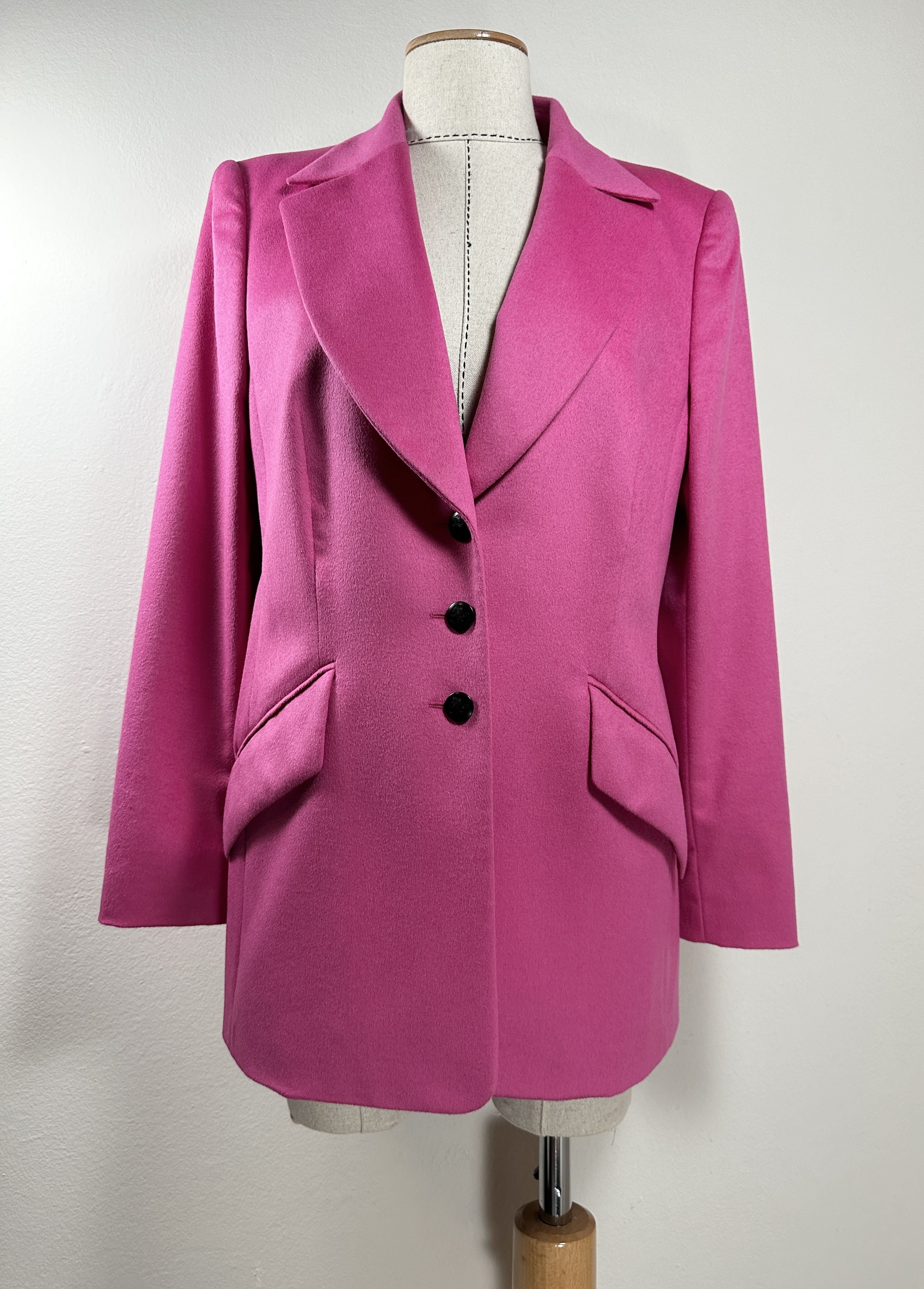 Escada Pink Rabbit Angora Blazer | Grailed