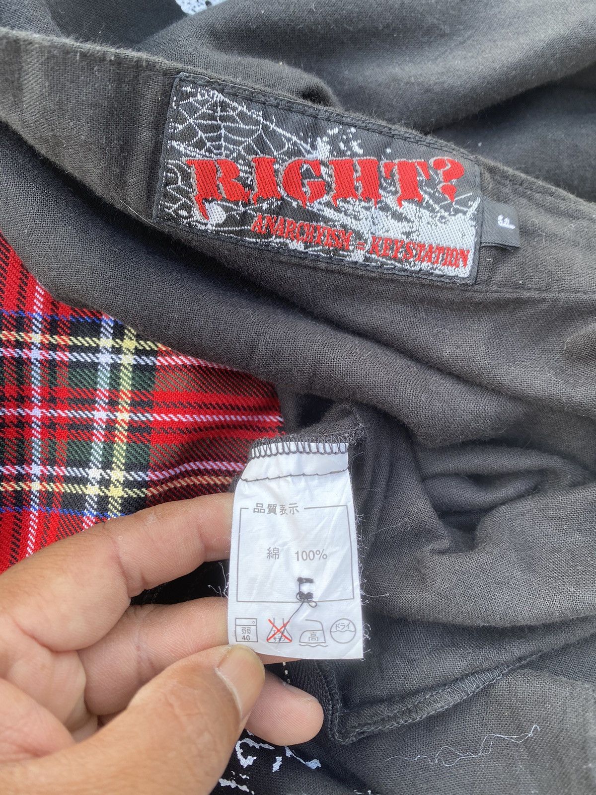 Japanese Brand Rare Vintage Anarchyism Keystation Japanese Brand Skirt Size 29" - 15 Thumbnail