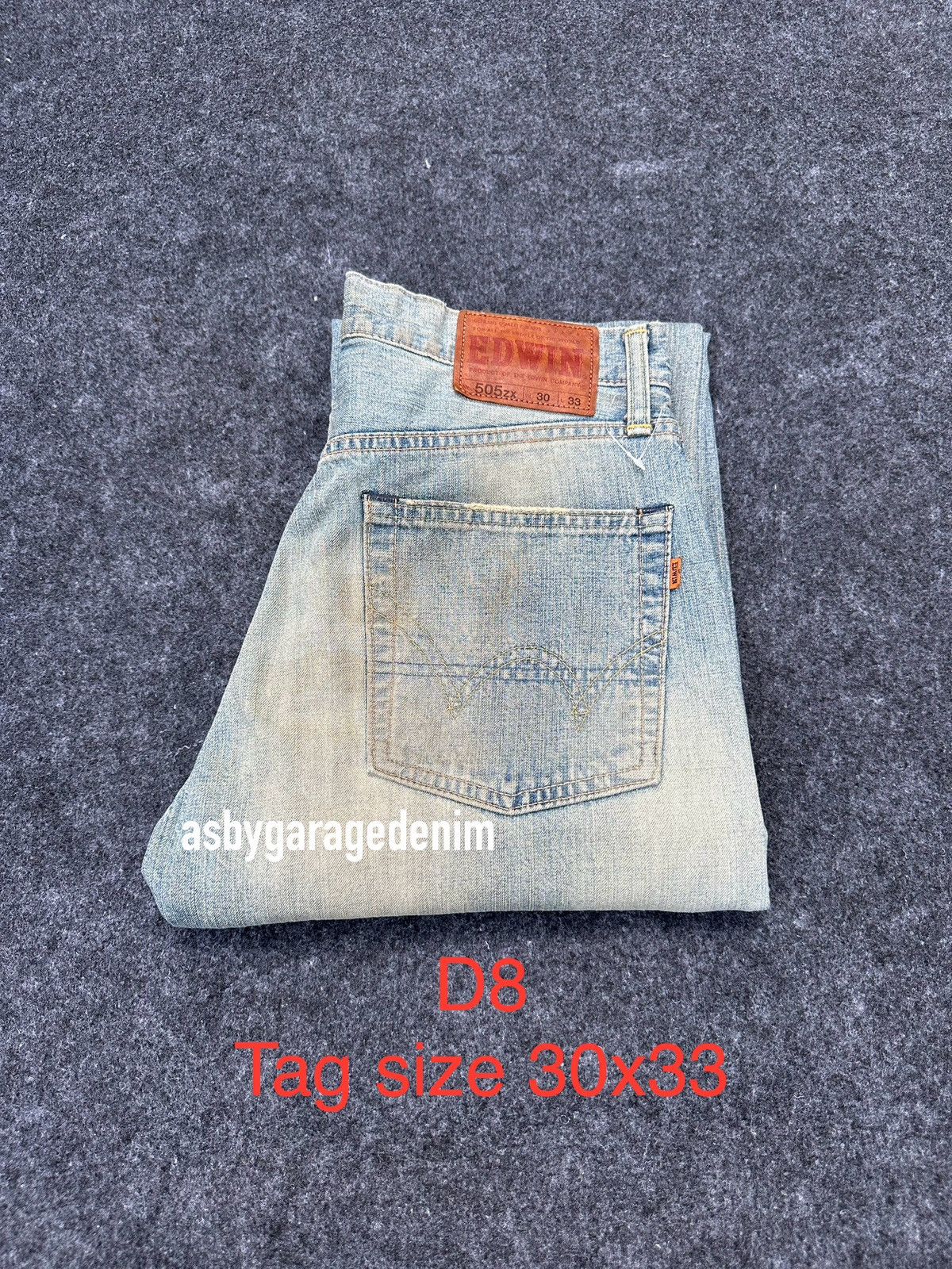 Edwin Vtg Edwin 505zx Selvedge Mudwash Denim 30x31 D8 Size US 30 / EU 46 - 17 Thumbnail