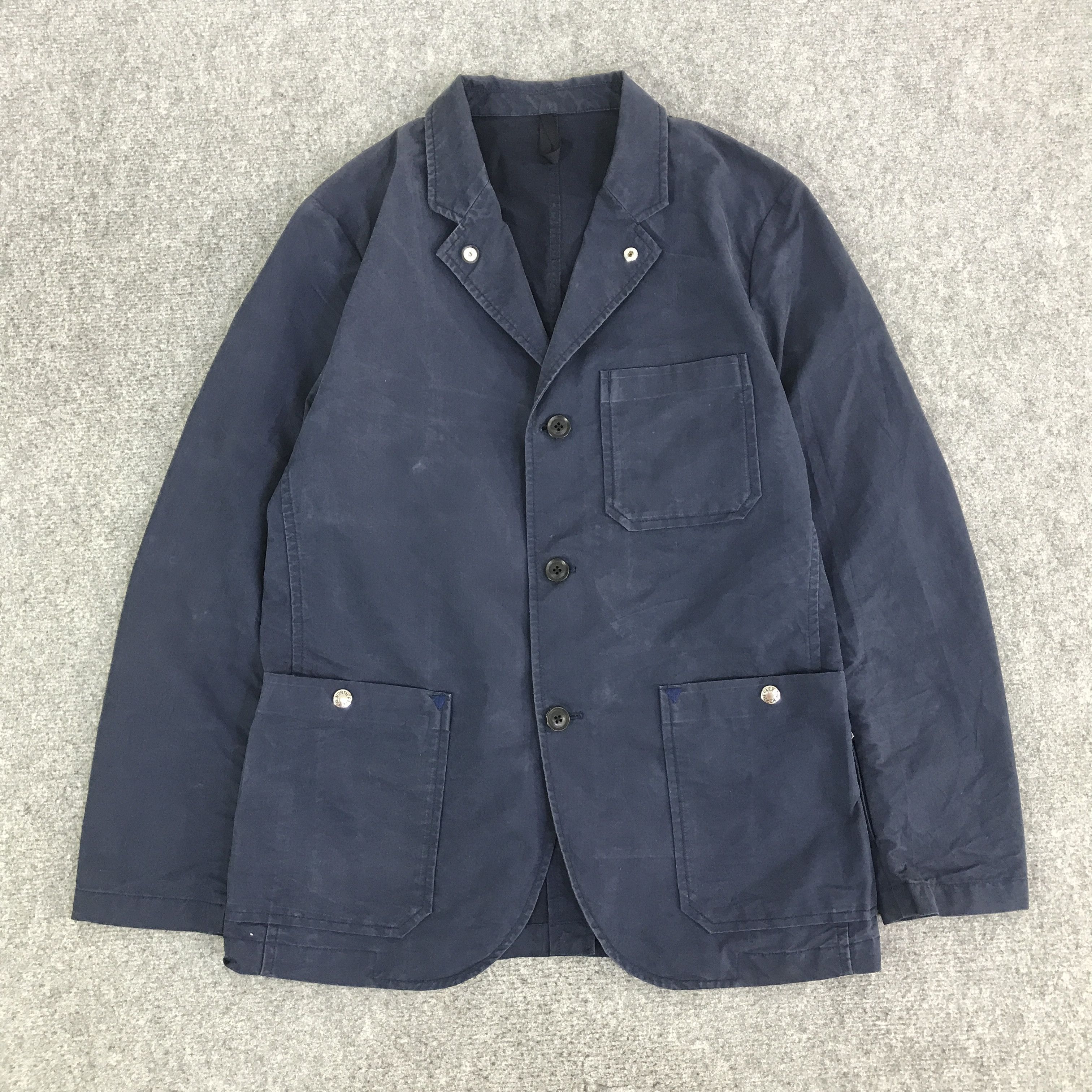 The North Face THE NORTH FACE NAVY COLOUR BUTTON JACKET K124B2 Size US M / EU 48-50 / 2 - 1 Thumbnail