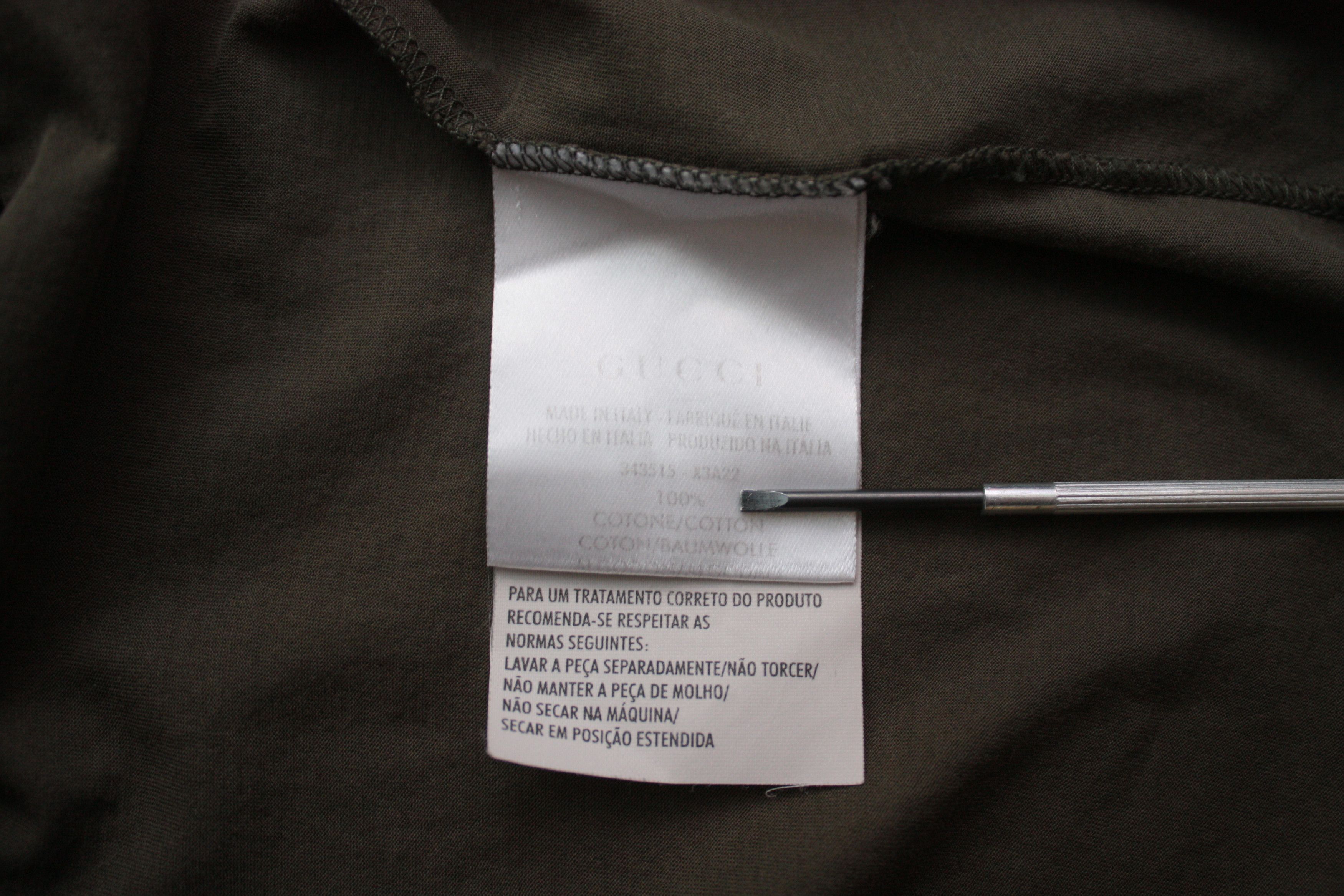 Gucci Gucci Green Logo Shirt XL Made In Italy Size US XL / EU 56 / 4 - 9 Thumbnail