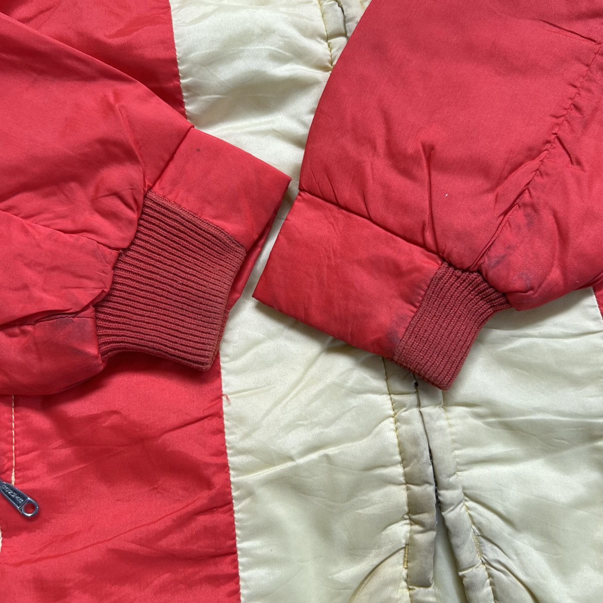 Vintage Vintage 80’s Profile Carte Big Stripe Zip Talon Jacket Size US L / EU 52-54 / 3 - 3 Thumbnail