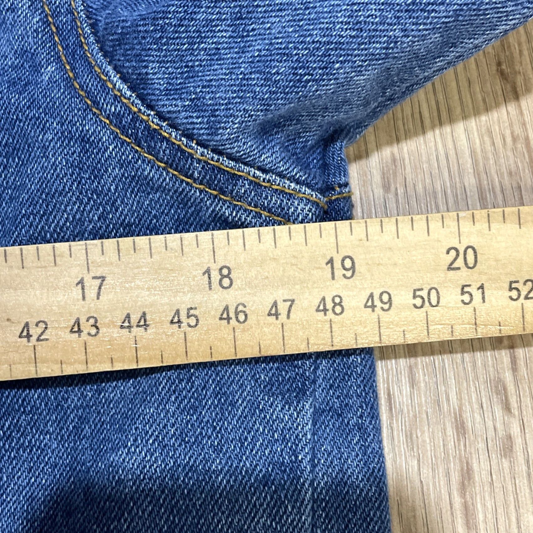 Tommy Hilfiger VINTAGE Tommy Hilfiger Denim Jacket Ladies Size L Blue Cropped Long Sleeve Pockets Womens Size L / US 10 / IT 46 - 6 Thumbnail