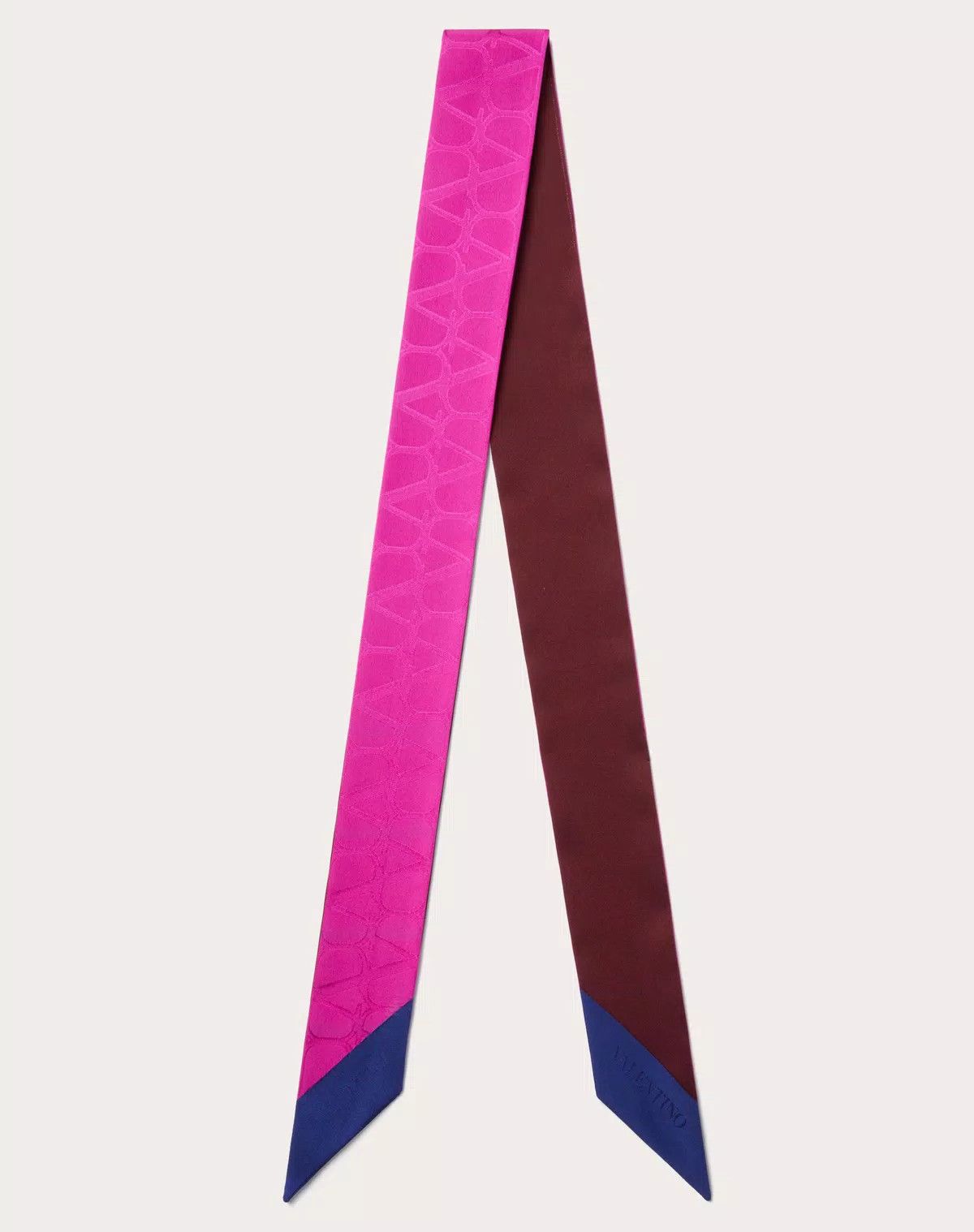 Valentino oc11z0725 Size:OS/Iconographe Bandeau Scarf in Pink/Brown Size ONE SIZE - 1 Thumbnail