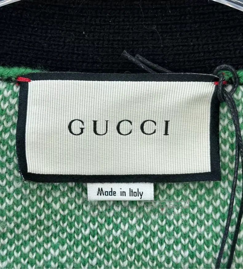 Gucci Gucci Classic striped animal full-print knitted cardigan j Size US S / EU 44-46 / 1 - 3 Thumbnail
