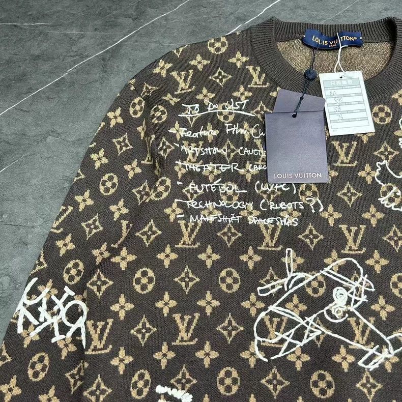Louis Vuitton Louis Vuitton Graffiti Box Sweater M Size-2506 Size US M / EU 48-50 / 2 - 4 Thumbnail