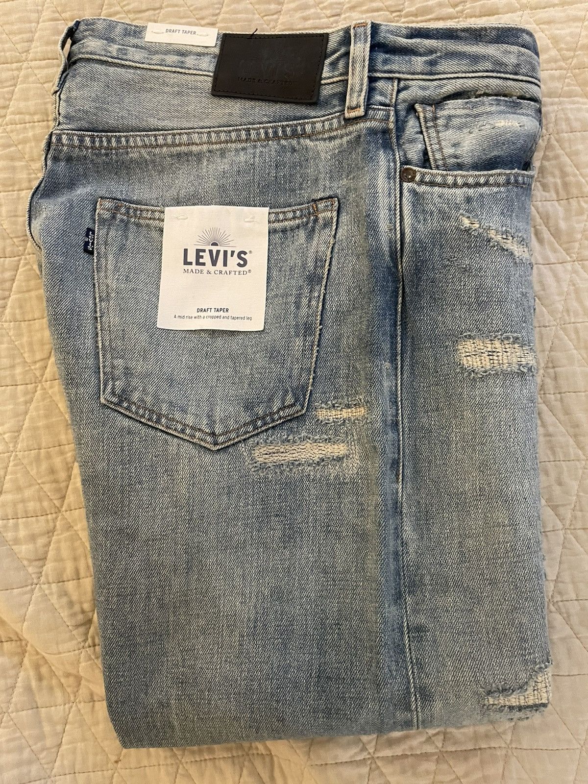 Levi's Made & Crafted DRAFT TAPER SELVEDGE JEAN Size US 32 / EU 48 - 4 Thumbnail