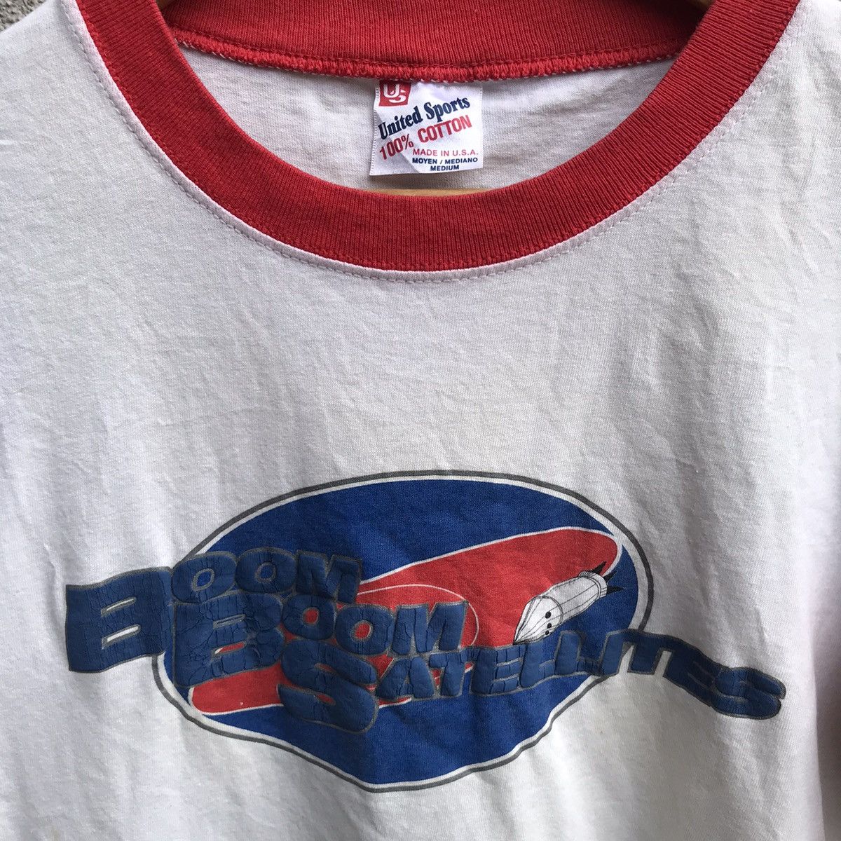 Band Tees × Vintage Vintage rare 90s BOOM BOOM SATELLITES band electronic Size US M / EU 48-50 / 2 - 3 Thumbnail