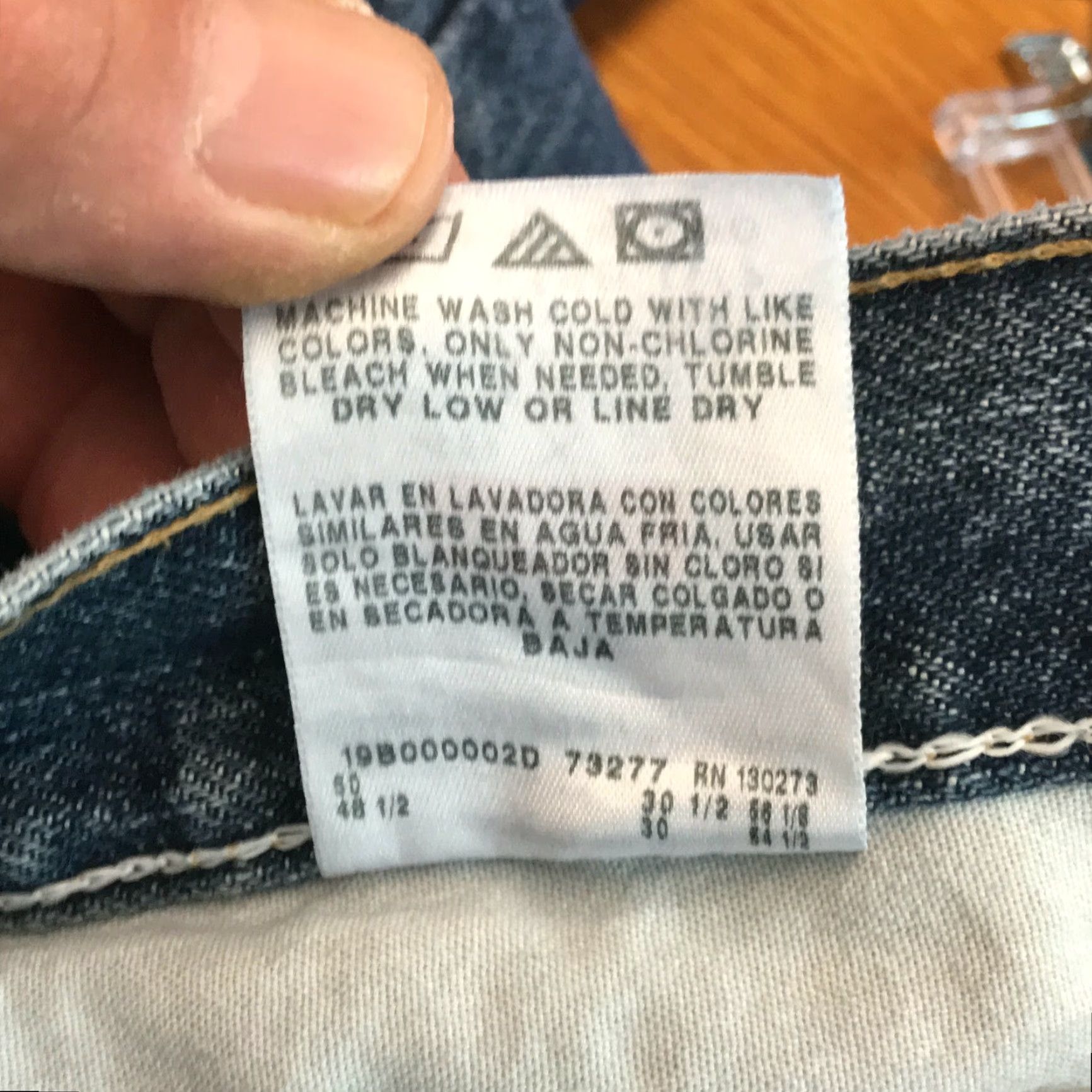 Wrangler Wrangler Mens Casual Regular Jeans Blue 48X30 Regular 100% Cotton Denim Straight Belt Loops 5-Pocket Rustler by Wrangler Mens Jeans blue Regular 48X30 Size US 32 / EU 48 - 6 Thumbnail
