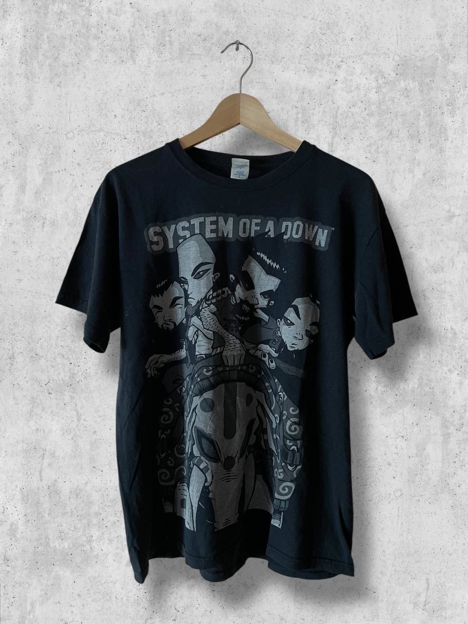 Vintage A SYSTEM OF A DOWN 00s rap tee vintage band t shirt Size US M / EU 48-50 / 2 - 1 Thumbnail