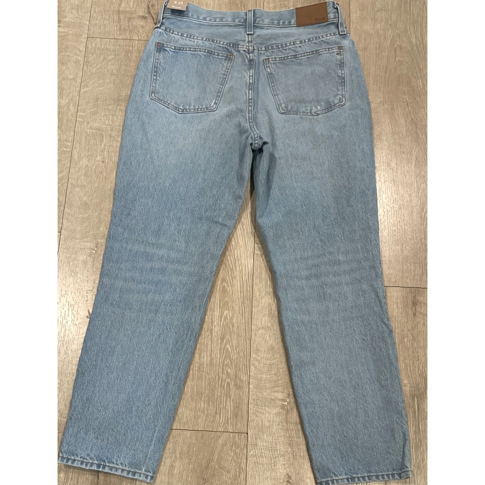 Madewell Madewell Perfect Vintage Jeans Women's High-Rise Light Wash Distressed 29 Blue Regular Size 29" - 2 Thumbnail