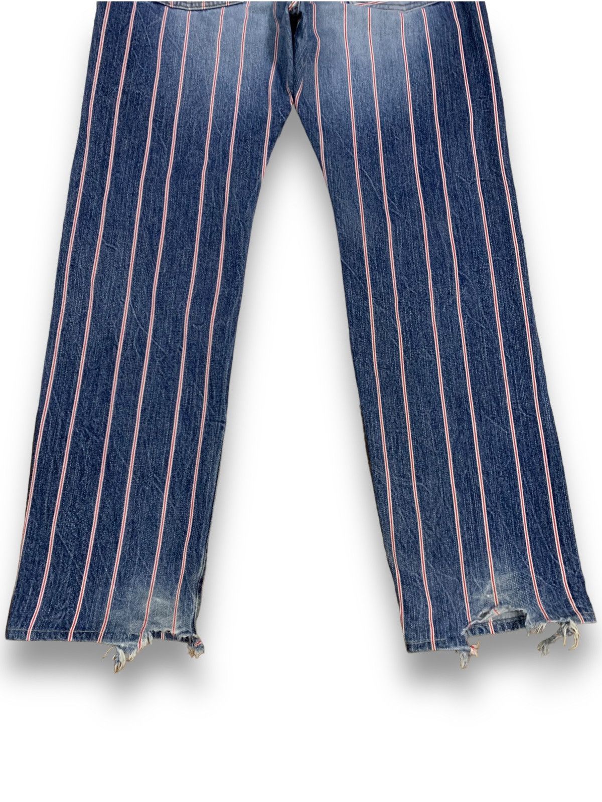 Edwin Vintage Edwin 13Oz Grand Blue Full Selvedge Loose Fit Jeans Size US 31 - 18 Thumbnail