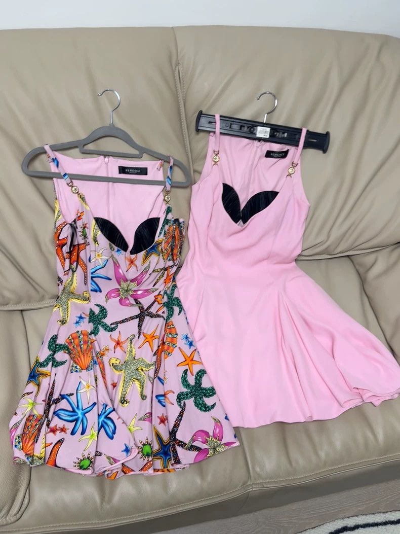 Versace Versace Pink dress Size M / US 6-8 / IT 42-44 - 7 Thumbnail