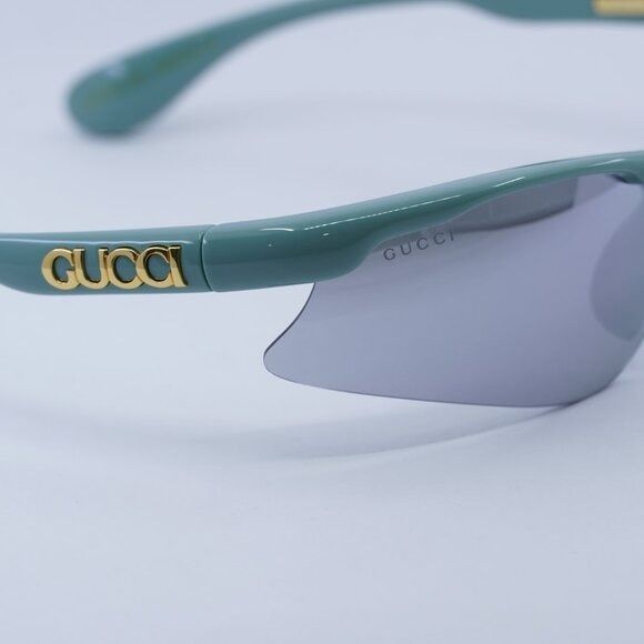 Gucci 🕶️ New Gucci GG1774S 005 Sunglasses - Shiny Mineral Green Size ONE SIZE - 9 Thumbnail
