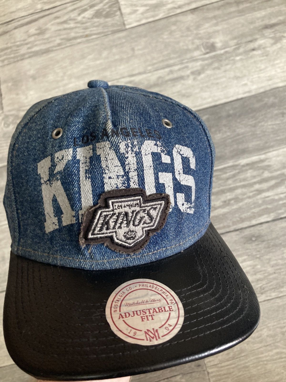Mitchell & Ness Mitchell&ness Los Angeles kings NHL denim Jeans hat cap y2k Size ONE SIZE - 3 Thumbnail